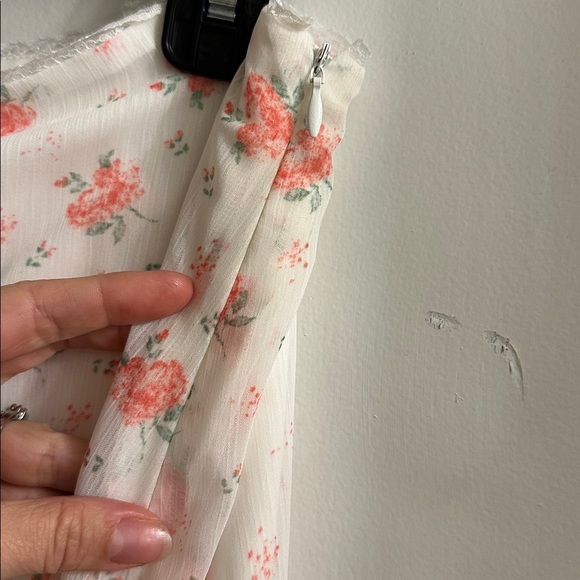 princess polly Dancing In A Field Maxi Skirt Pink Floral maxi love spring size 6 - Picture 4 of 6